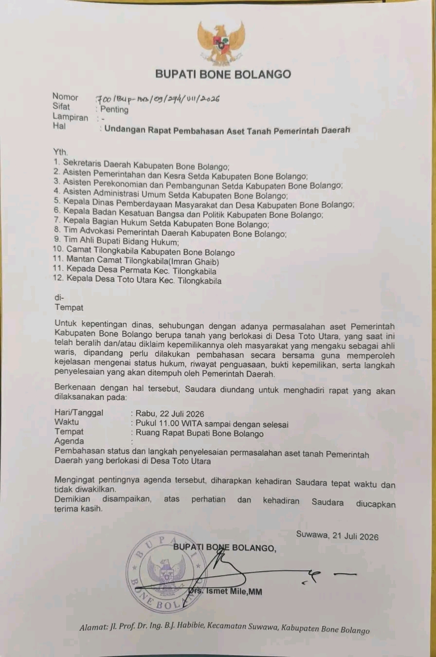 Dinilai Cacat Prosedur, Kades Toto Utara Ramlah Djafar Lawan SK Pemberhentian Sementara Bupati Bone Bolango, Siap Gugat ke PTUN, Ombudsman dan Kemendagri